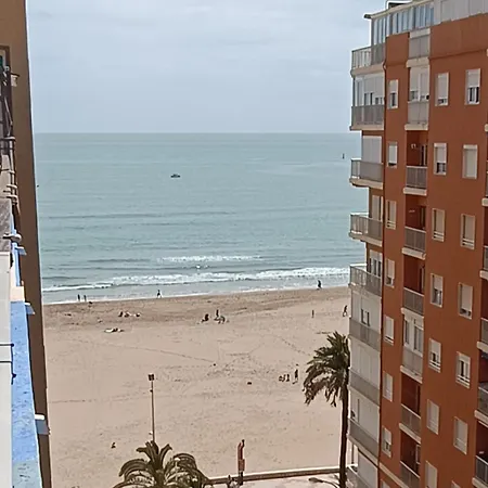 Maravilloso Apartamento Atico Primera Linea Lateral Playa San Antonio Cullera Exterior foto
