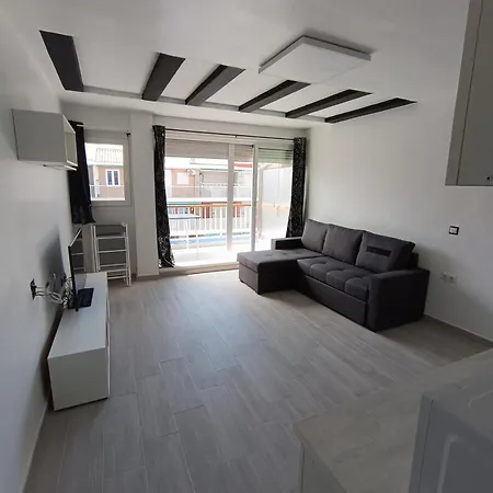 Maravilloso Apartamento Atico Primera Linea Lateral Playa San Antonio Cullera Exterior foto