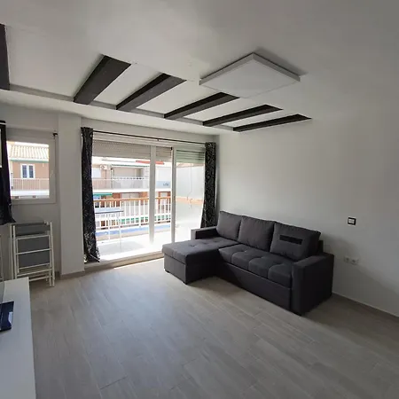 Maravilloso Apartamento Atico Primera Linea Lateral Playa San Antonio Cullera Exterior foto